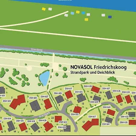 Friedrichskoog-strandpark 12 * Фридрихског